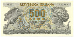 500 LIRE BIGLIETTO DI STATO ARETUSA 23/02/1970 QFDS - Other & Unclassified