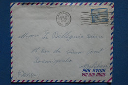 AC1 ETATS UNIS  CANAL ZONE BELLE LETTRE  1957  RODMAN POUR LA  FRANCE + AEROPHILATELIE++   AFFR. PLAISANT - Kanalzone