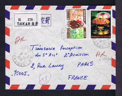 Sp8056 SENEGAL Dakar 1978 Croix-rouge Red Cross HENRI DUNANT 1828-1910 VIKING OPERATION Cosmos Space Mailed Paris - Andere & Zonder Classificatie