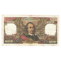 France, 100 Francs, Corneille, 1966, 1966-09-01, TB+, Fayette:65.14, KM:149b - 100 F 1964-1979 ''Corneille''