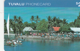 Tuvalu - Village Scene, Funafuti - OITIA - Tuvalu