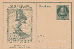 Allemagne Berlin Entier Postal Illustré 1951 - Postales - Nuevos