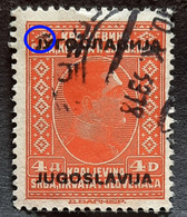 KING ALEXANDER-4 D-OVERPRINT JUGOSLAVIJA-ERROR-YUGOSLAVIA-1933 - Imperforates, Proofs & Errors