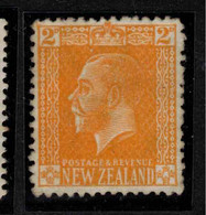 NZ 1915 2d Yellow KGV Cowan SG 448 MNG #BSG10 - Ongebruikt