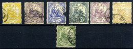 España Nº 143/6, 148/50. Año 1874 - Used Stamps