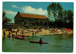 Strandpaviljoen Camping-Jachthaven "Het Plashuis" Nunspeet (animation, Canoës) Circulé 1978 - Nunspeet