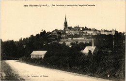 CPA AK BÉCHEREL Vue Générale Et Route De La Chapelle-Chaussée (357061) - Bécherel