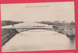 59 - GRAVELINES---La Passerelle Et Le Chenal - Gravelines