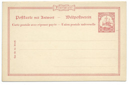 SP MARSHALL INSELN / COLONIE ALLEMANDE / 1901 ENTIER POSTAL Avec REPONSE PAYEE / NEUF - Marshall-Inseln