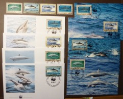 WWF  MONTSERRAT  DOLPHINS  DELFINI  MARINE LIFE  1990 Maxi Card FDC MNH ** #cover 4934 - Lots & Serien