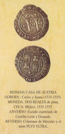 CARLOS I Y JUANA (1.535-1.555) 2 REALES-PLATA Ceca,MÉXICO RÉPLICA  DL-12.785 -  Essays & New Minting