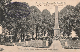 Allemagne Sasbach Monument Général Turenne Cpa + Timbre Reich - Sasbach