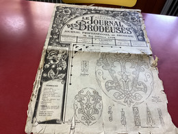 Le Journal Des Brodeuse Journal Professionnel De Broderie Lyon 1928 En L’état - Schnittmuster