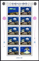 POLAND 1969 First Manned Moon Landing Sheetlet MNH / **  Michel 1940 - Ungebraucht