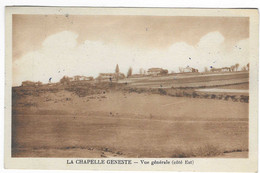 CPA LA CHAPELLE GENESTE, VUE GENERALE ( COTE EST ), HAUTE LOIRE 43 - Otros & Sin Clasificación