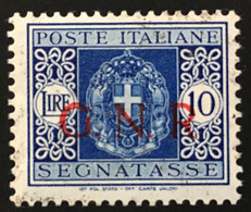 ITALY - 1943 R.S.I. - Tax 58 - Cv 350 Euro - Con CERTIFICATO + Firmato Caffaz - GOMMA INTEGRA - MNH** - Strafport