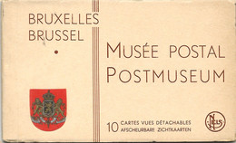 REF5047/ CP-PK Carnet - Boekje Bruxelles-Brussel Musée Postal Postmuseum - Museums