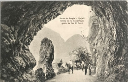 Algérie - Route De Bougie à Djidjelli - Entrée De La Merveilleuse Grotte De Dar El Oued - Carte Postale - Décembre 1909 - Bejaia (Bougie)