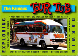 (4 A 26) Australia - NT - Posted With Tamworth Big Guitar Nusic Related Stamp - Darwin Tour Bus - Darwin