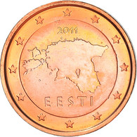 Estonia, 2 Euro Cent, 2011, Vantaa, SUP, Copper Plated Steel, KM:62 - Estonie