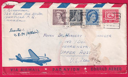 Kanada Brief Etwas Gebraucht, Gelaufen 1952/4 (Nr. 124) - 1903-1954 De Koningen