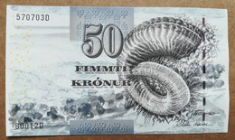 FAEROE ISLANDS - P.24 – 50 Krónur 2001 UNC Serie B0012D 570703D - Faeroër