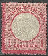 Deutsches Reich 1872 -1 Gr. ☀ Großer Schild ☀ Ungebraucht Ohne Gummi - Neufs