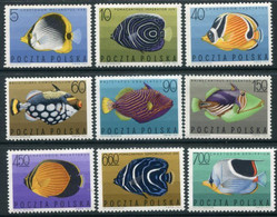 POLAND 1967 Tropical Fish MNH / **.  Michel 1745-6 - Ungebraucht