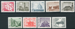 POLAND 1966 Definitive: Tourism MNH / **.  Michel 1705-13 - Ungebraucht