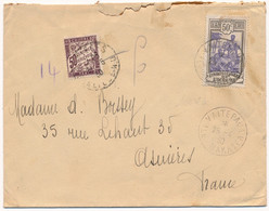 LETTRE OCEANIE VAITEPAUA ILE MAKATEA TIMBRE TAXE DUVAL 50C COVER - Storia Postale