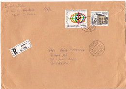 1997 R-envelope / Cover - Large Format) LUXEMBOURG / BULGARIA - Storia Postale