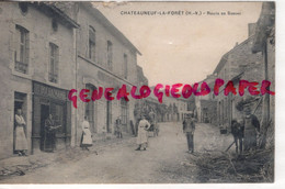 87 - CHATEAUNEUF LA FORET - ROUTE DE SUSSAC - BOULANGERIE - BOULANGER  RARE - Chateauneuf La Foret