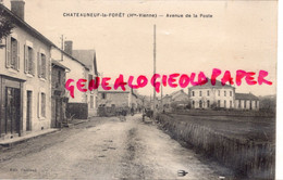 87 - CHATEAUNEUF LA FORET - AVENUE DE LA POSTE - EDITEUR CAILLAUD 1912 - Chateauneuf La Foret