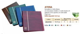 27 SVAR - Cartella Atena - Modello Economico Colore - Verde - Anelli Diametro 20 - Cover Albums