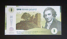 United Kingdom England 2013: Lewes 1 Pound Mumford & Sons Edition Unc - 1 Pond