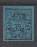 ALLEMAGNE  GERMANY  OLDENBOURG  1852/1855  ARMOIRIES Yvert N°2  Used  Réf  Q657 A - Oldenbourg