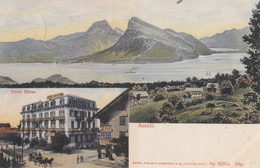 Suisse - Hôtel - Aeschi - Hôtel Bären - Circulée 06/09/1908 - Litho - Aeschi Bei Spiez