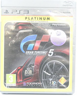 SONY PLAYSTATION THREE PS3 : GRAN TURISMO 5 THE REAL DRIVING SIMULATOR - PLATINUM - POLYPHONY - PS3