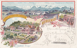 Suisse - Hôtel - Gerzensee - Hôtel Pension Bären - Circulée 01/05/1905 - Litho - Gerzensee