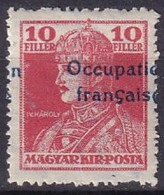 ARAD - 10 Fi. De 1919 Neuf Avec Surcharge Déplacée - Unused Stamps