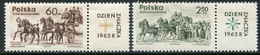 POLAND 1965 Stamp Day MNH / **.  Michel 1621-22 Zf - Ongebruikt