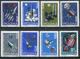 POLAND 1964Space Exploration MNH / **.  Michel 1553-60 - Ongebruikt