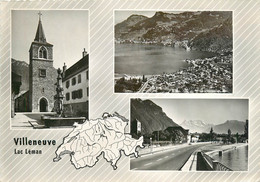 CPSM Villeneuve-Lac Léman-Multivues         L988 - Villeneuve