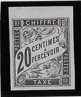 Colonies Générales Taxe N°8 - Neuf * Avec Charnière - TB - Taxe