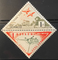 MCOT039A-39BMNH - Tax Stamps - Means Of Transport - 2 X 1 F - Monaco - 1954 - Revenue