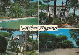 CARTOLINA  SALUTI DA FREGENE,FIUMICINO,LAZIO,BELLA ITALIA,STORIA,MEMORIA,CULTURA,RELIGIONE,IMPERO ROMANO,VIAGGIATA 1969 - Fiumicino