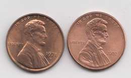 @Y@   United States Of America  1  Cents  1971  +  2002   (3068 ) - Non Classés