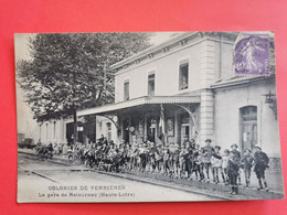 RETOURNAC COLONIES DE VERRIERES LA GARE - Retournac