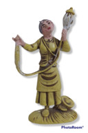 30128 Pastorello Presepe - Statuina In Plastica - Tessitrice - Presepi