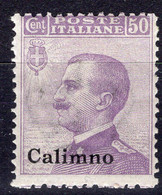 Egeo - Calino (Calimno) 50 Centesimi * MH - Egée (Calino)